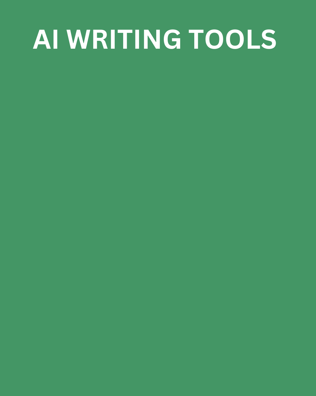 AI Writing tools