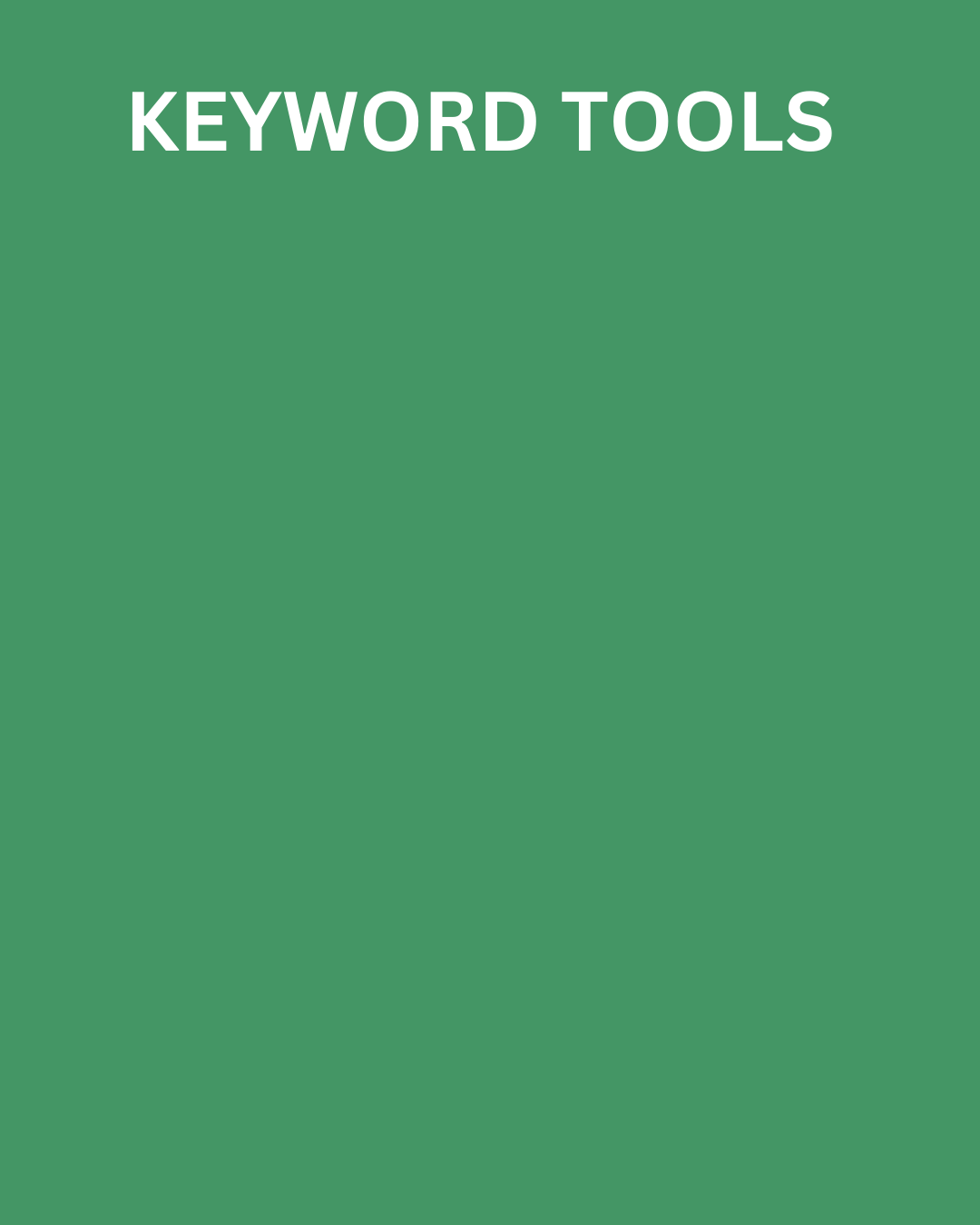 Keyword tools